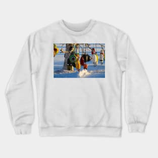 Fish Floats in a tree Crewneck Sweatshirt